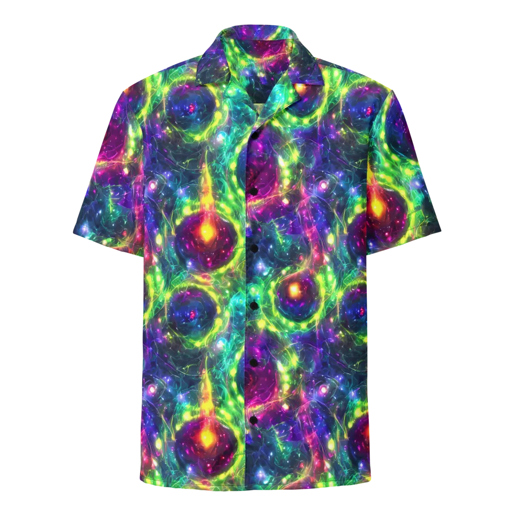 Aurora Bloom on Button Shirt — Front