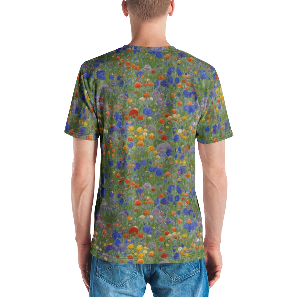 Meadow in Motion on Men's Crew Neck T-Shirt — Back