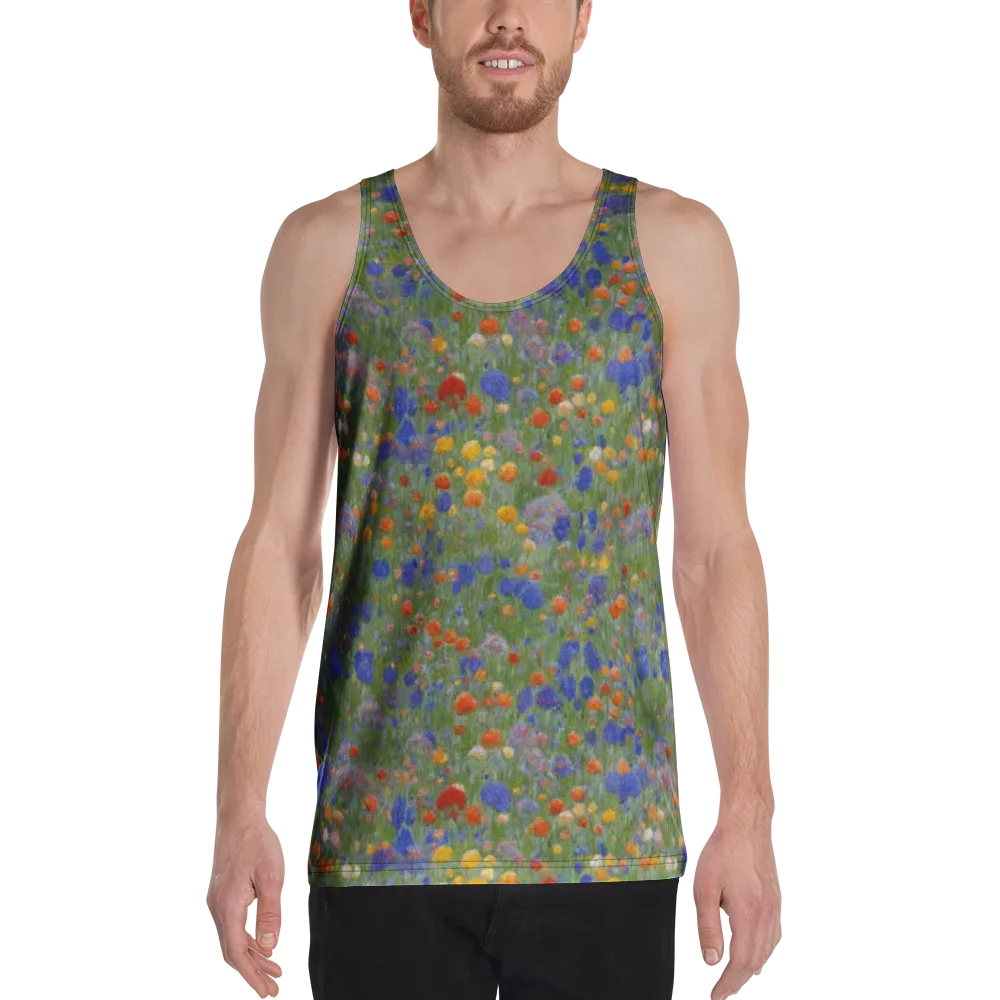Meadow in Motion on Men's Tank Top — Front