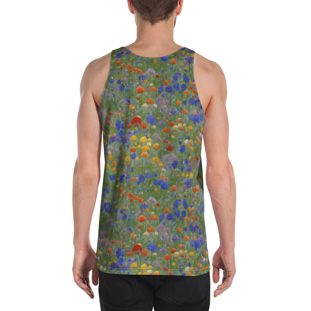 Meadow in Motion on Men's Tank Top — Back