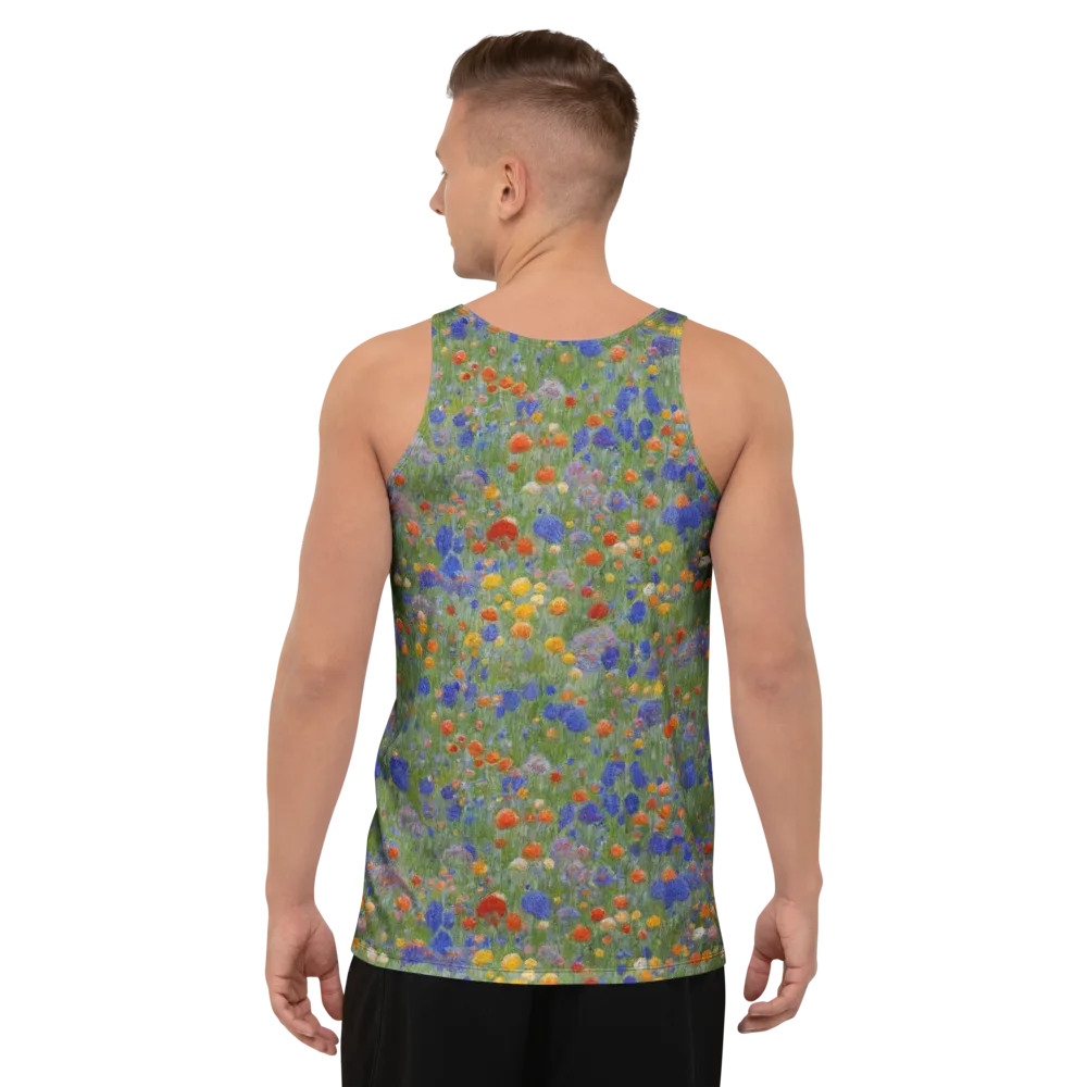 Meadow in Motion on Men's Tank Top — Back