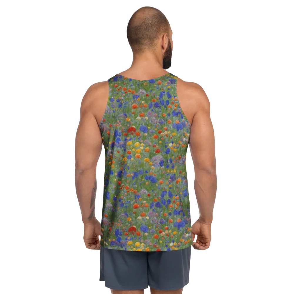 Meadow in Motion on Men's Tank Top — Back