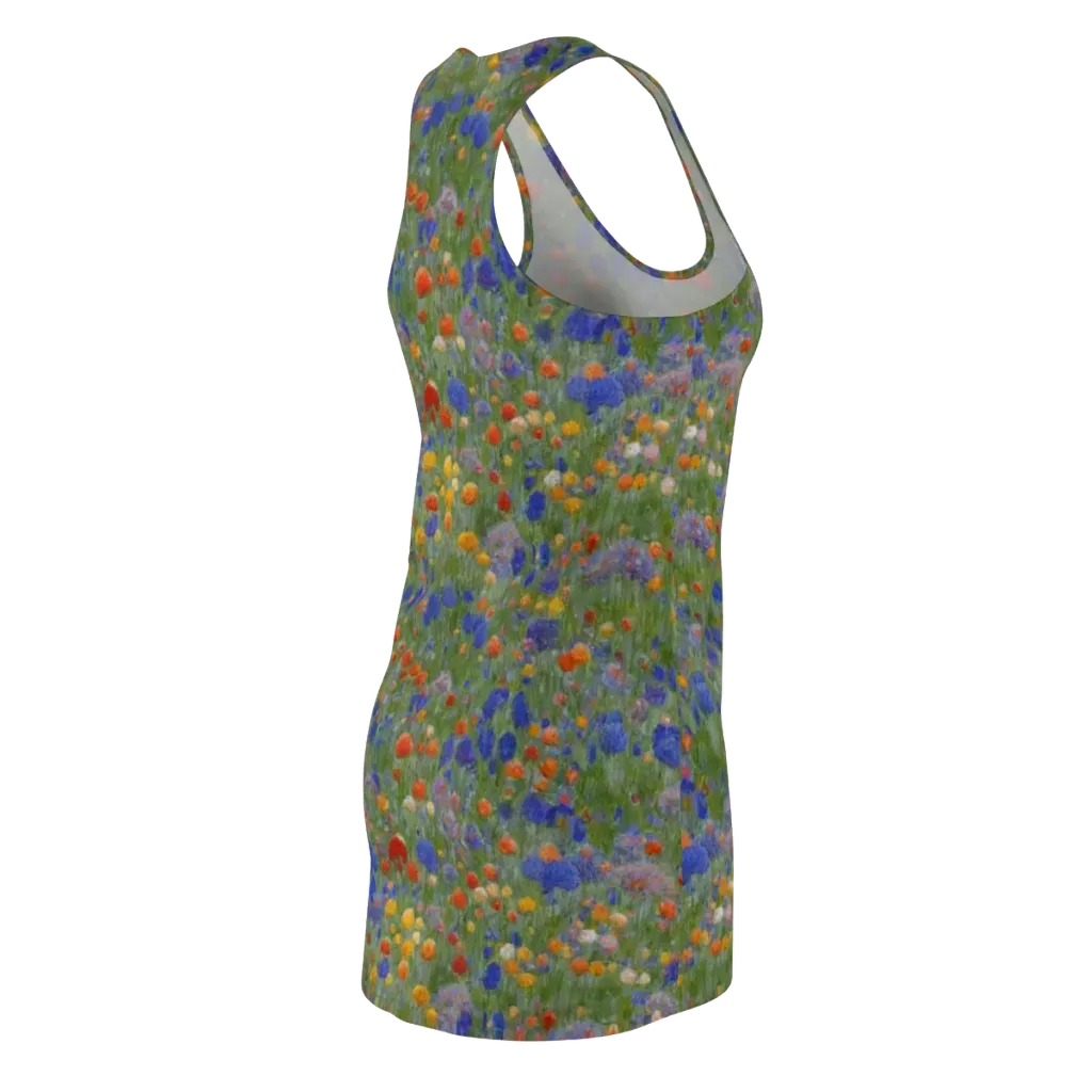 Meadow in Motion on Racerback Dress — Back Side
