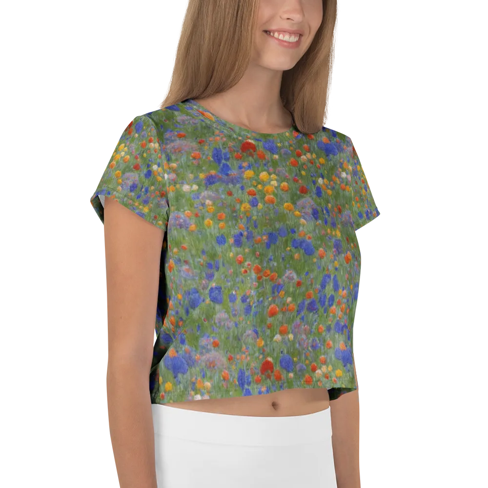 Meadow in Motion on Crop Tee — Right