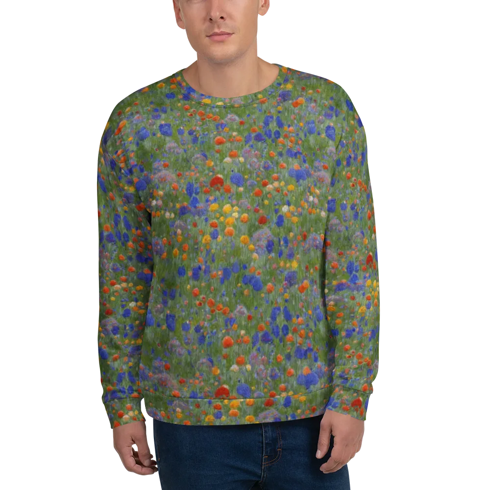 Meadow in Motion on Sweatshirt — Front