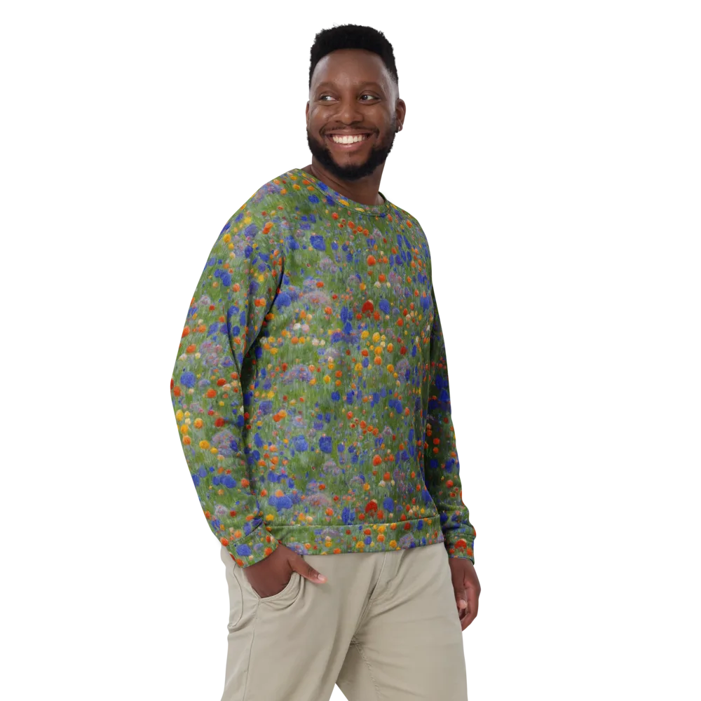 Meadow in Motion on Sweatshirt — Front