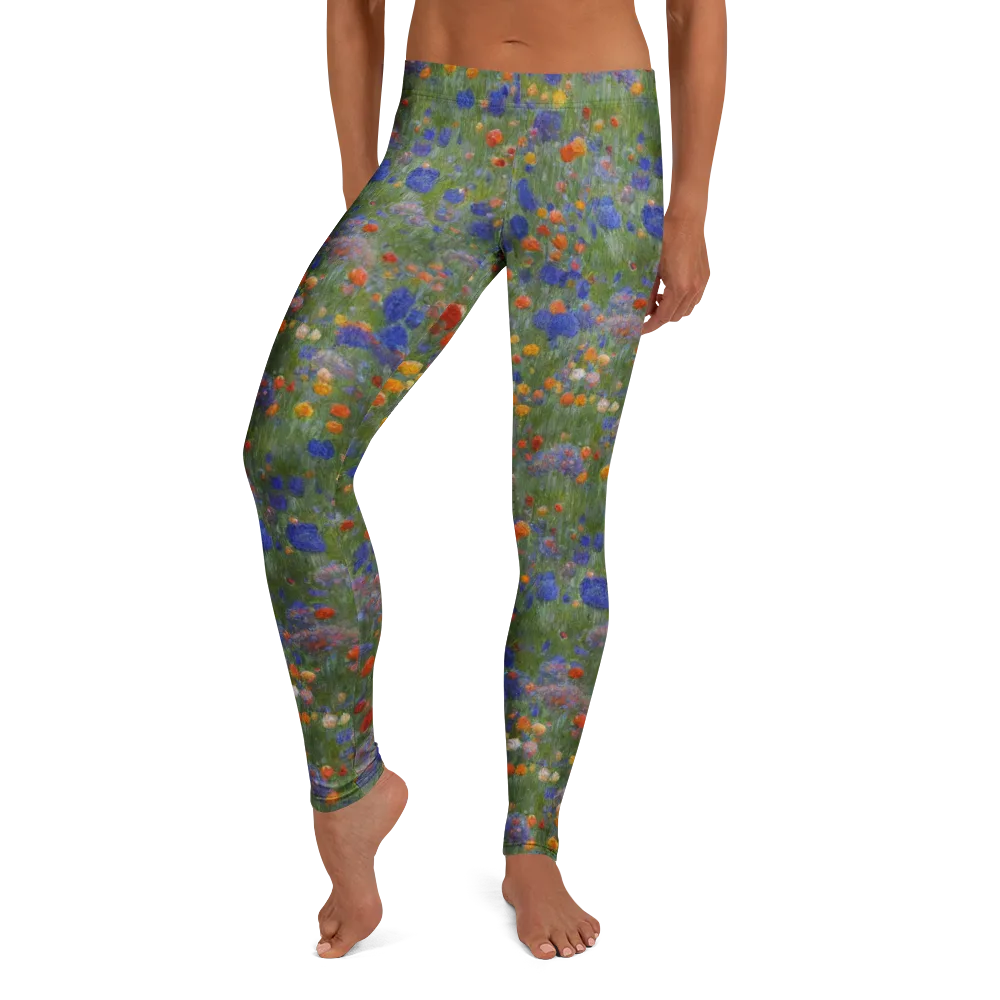 Meadow in Motion on Leggings — Front