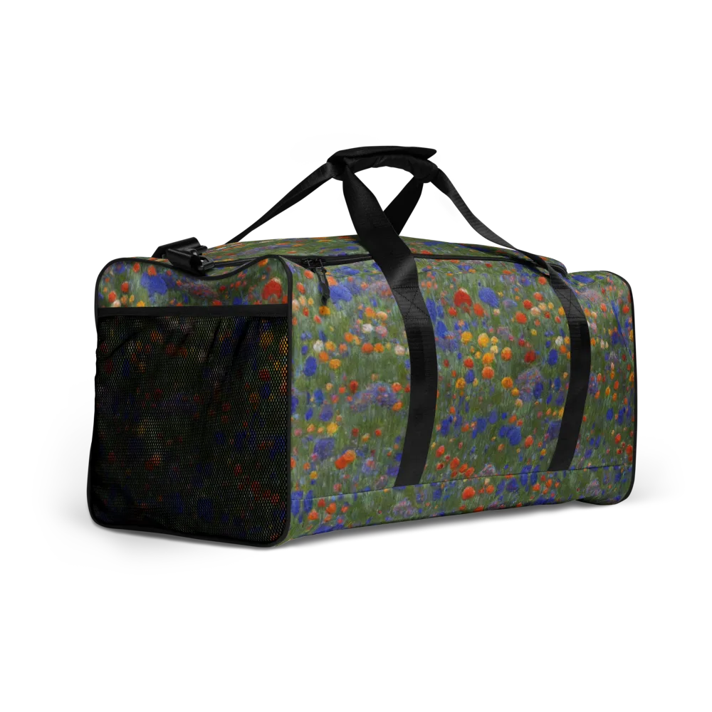 Meadow in Motion on Duffle Bag — Right Front