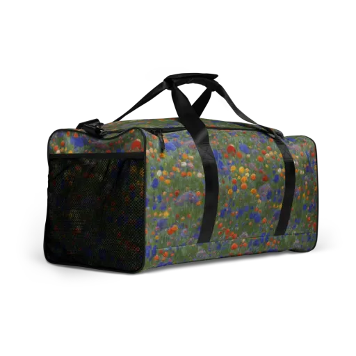 Meadow in Motion on a Duffle Bag