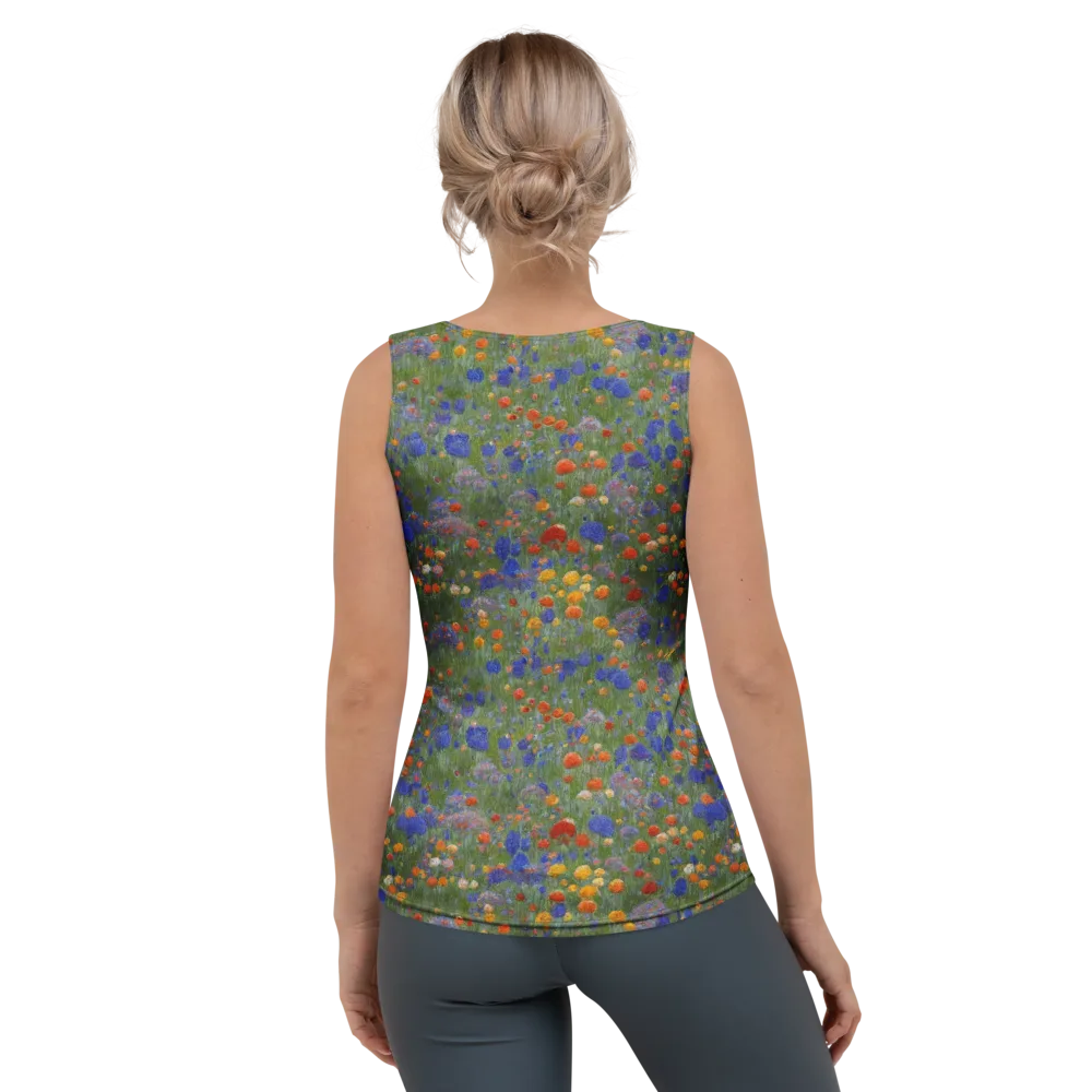 Meadow in Motion on Women's Tank Top — Back
