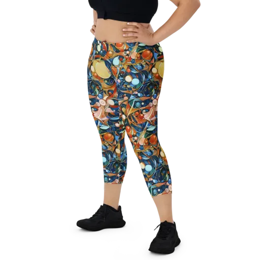 Orbital Rhapsody on a Capri Leggings
