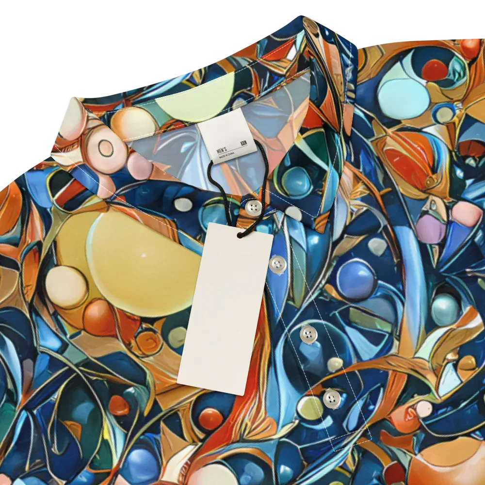 Orbital Rhapsody on Men's Slim Fit Polo Shirt — Product details
