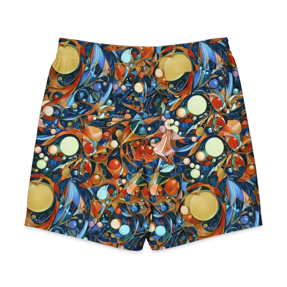Orbital Rhapsody on Men's Board Shorts — Back