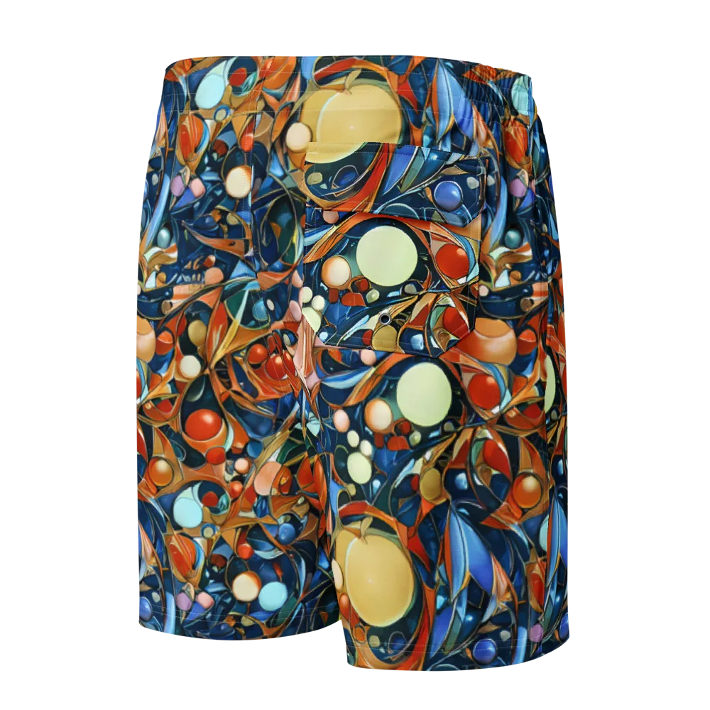 Orbital Rhapsody on Men's Board Shorts — Back