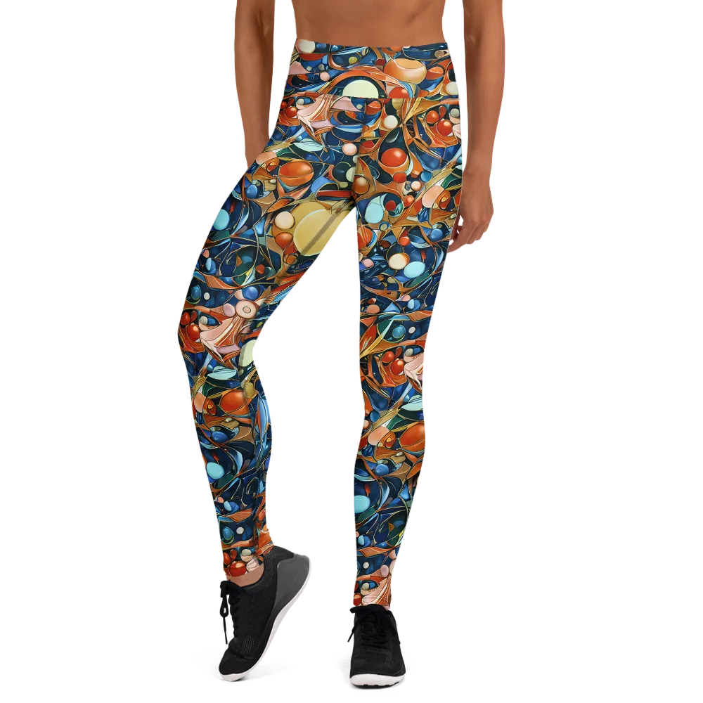 Orbital Rhapsody on Yoga Leggings — Front