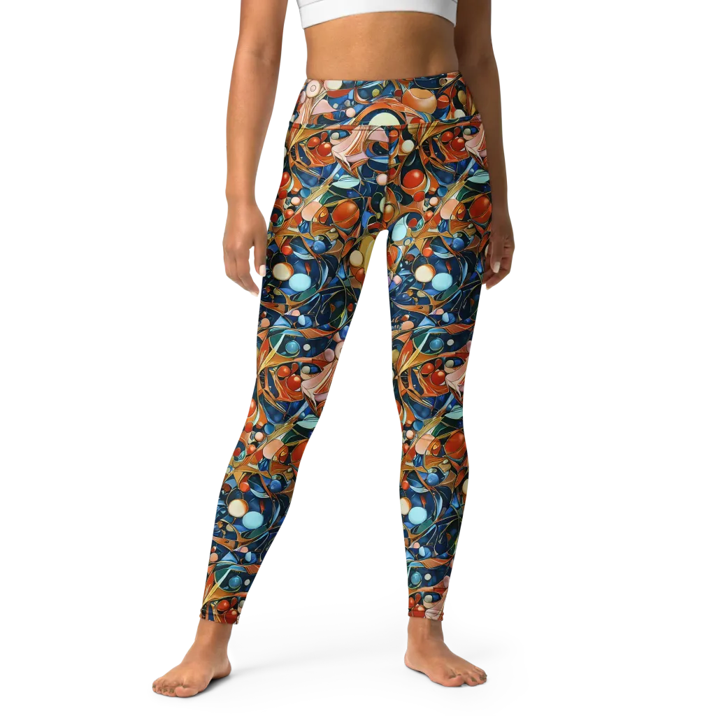 Orbital Rhapsody on Yoga Leggings — Front