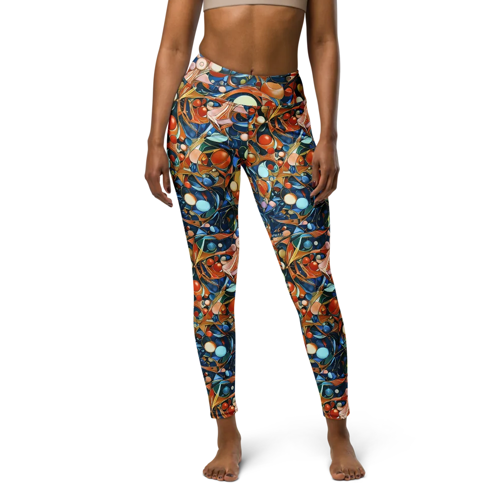 Orbital Rhapsody on Yoga Leggings — Front