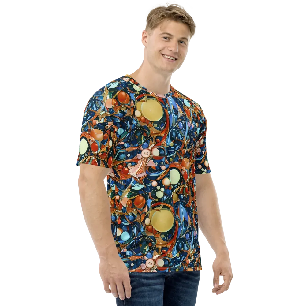 Orbital Rhapsody on Men's Crew Neck T-Shirt — Right