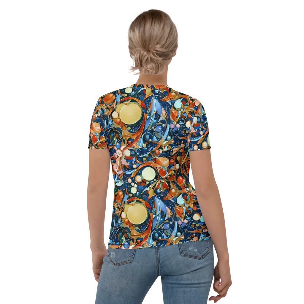 Orbital Rhapsody on Women's Crew Neck T-Shirt — Back