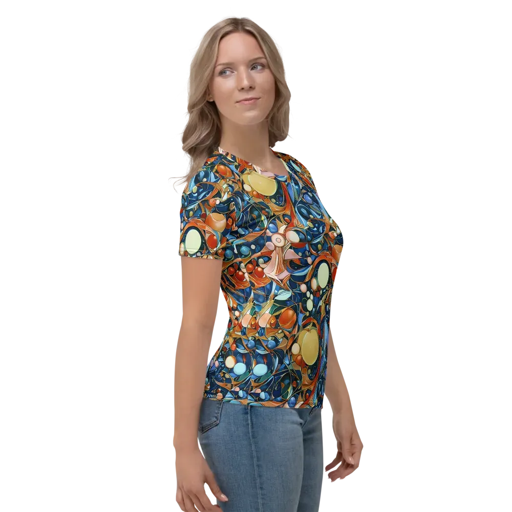 Orbital Rhapsody on Women's Crew Neck T-Shirt — Right