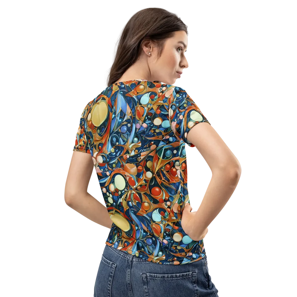 Orbital Rhapsody on Women's Crew Neck T-Shirt — Back