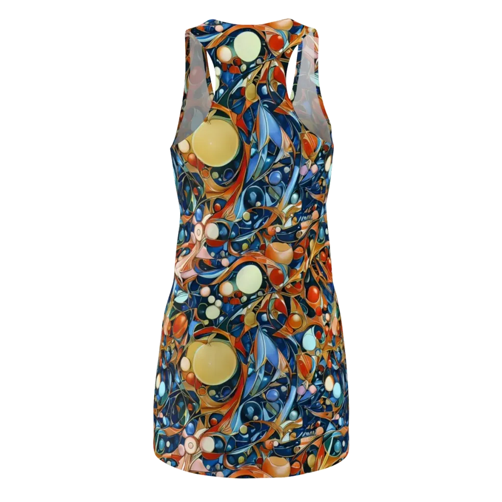 Orbital Rhapsody on Racerback Dress — Back