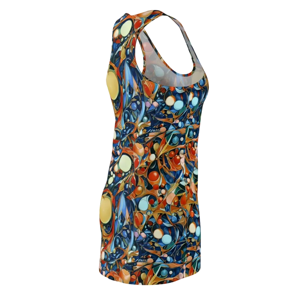 Orbital Rhapsody on Racerback Dress — Back Side