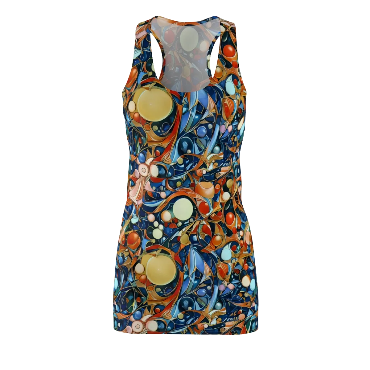 Orbital Rhapsody on Racerback Dress — Front