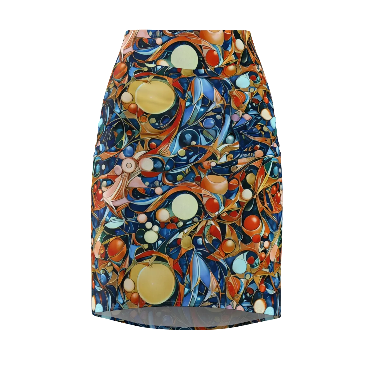 Orbital Rhapsody on Pencil Skirt — Front