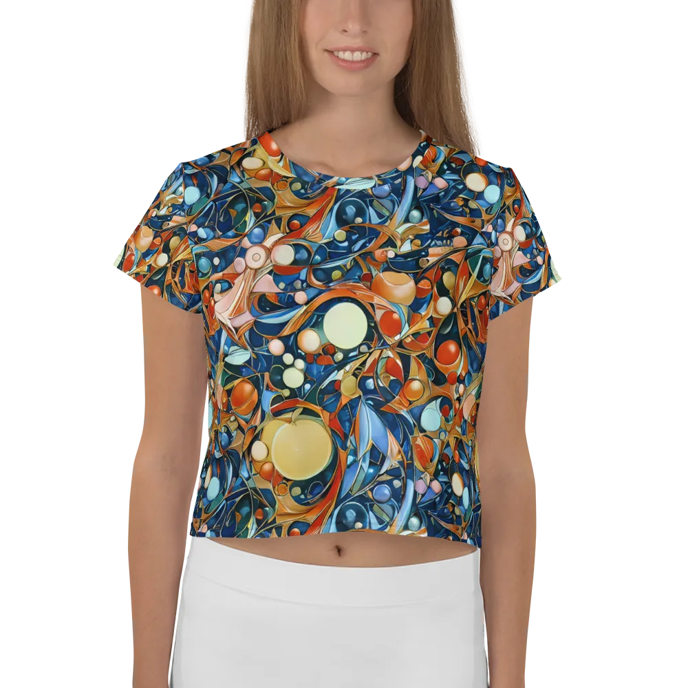 Orbital Rhapsody on Crop Tee — Front