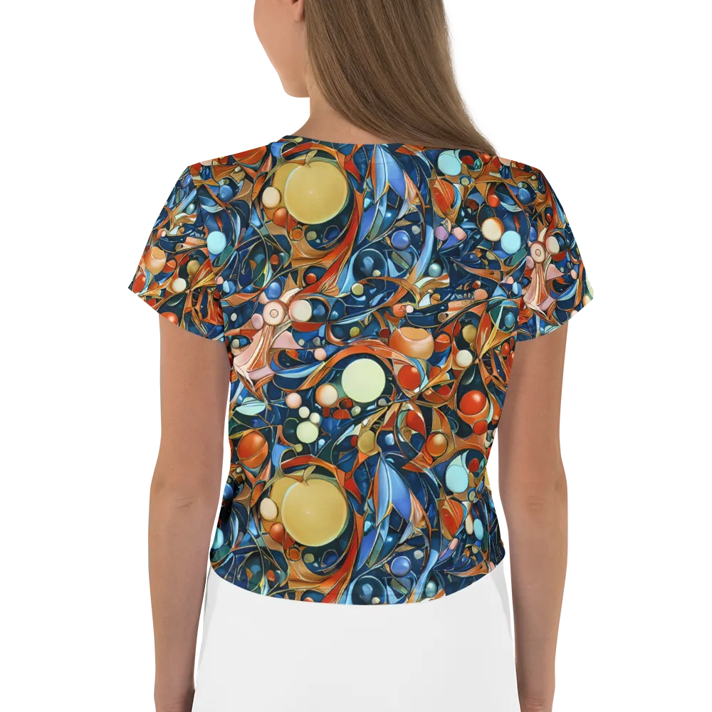 Orbital Rhapsody on Crop Tee — Back