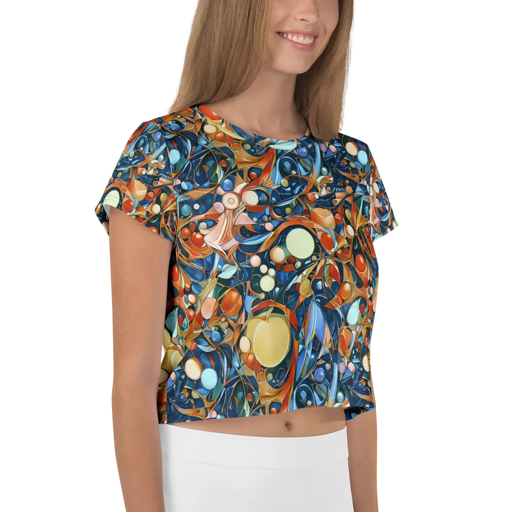 Orbital Rhapsody on Crop Tee — Right