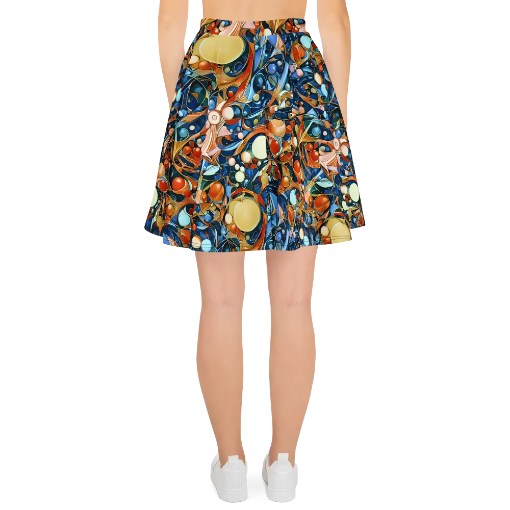 Orbital Rhapsody on Skater Skirt — Back