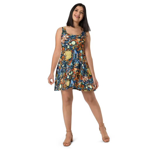 Orbital Rhapsody on a Skater Dress