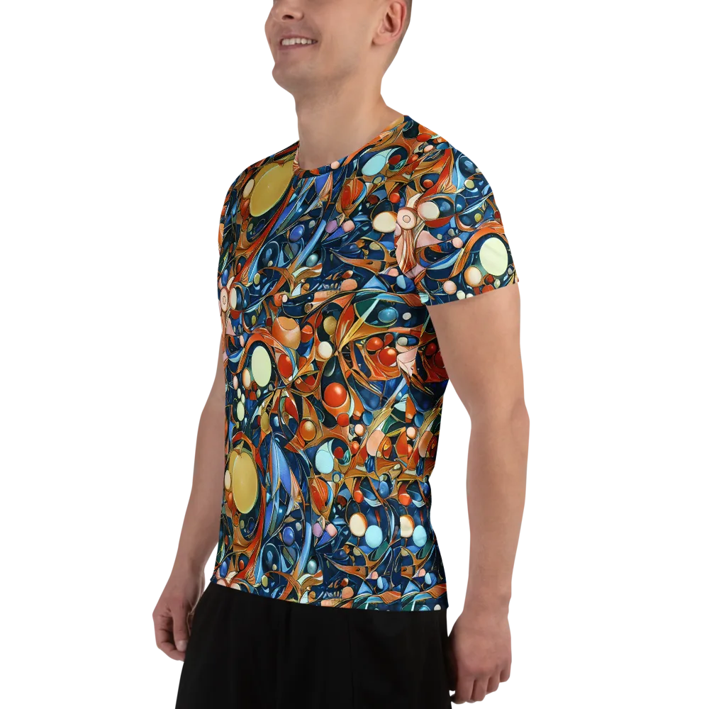 Orbital Rhapsody on Men's Athletic T-Shirt — Left