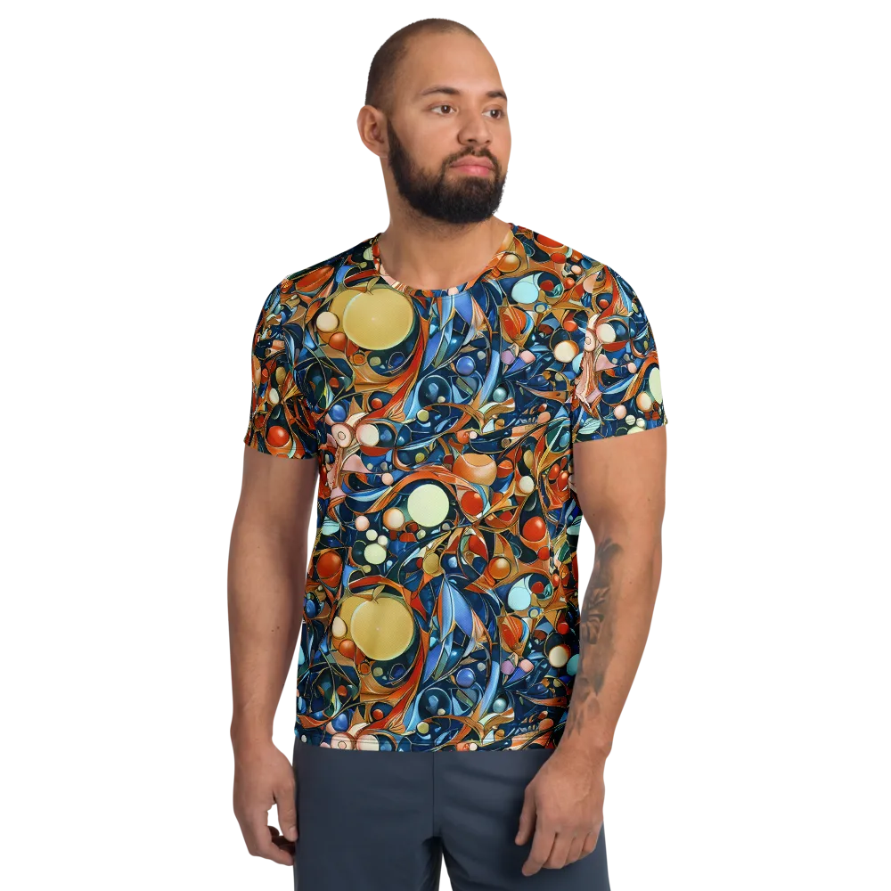 Orbital Rhapsody on Men's Athletic T-Shirt — Front