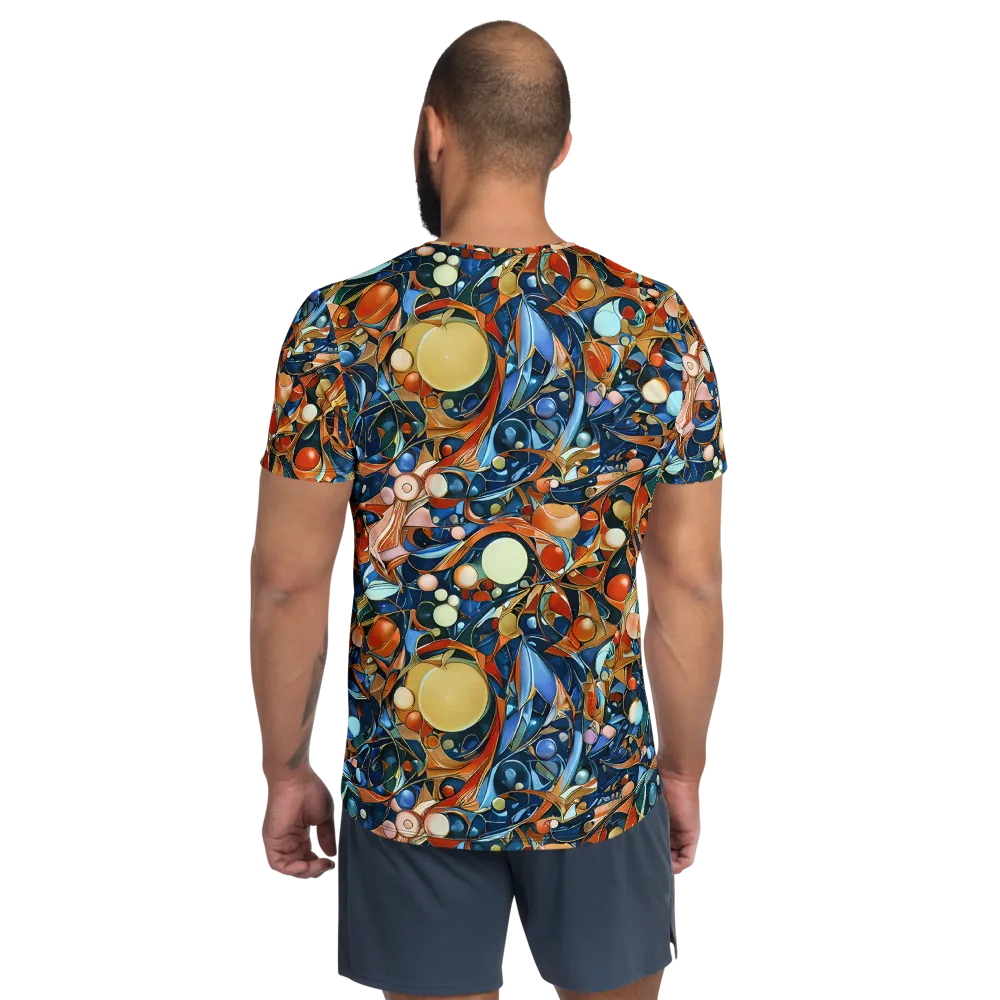 Orbital Rhapsody on Men's Athletic T-Shirt — Back