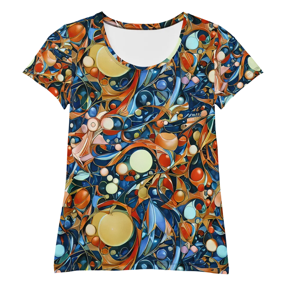Orbital Rhapsody on Women's Athletic T-Shirt — Front
