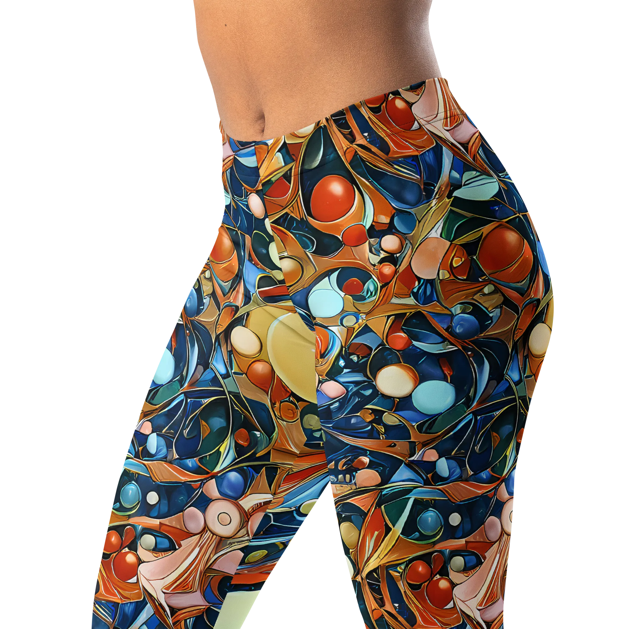 Orbital Rhapsody on Leggings — Left Front