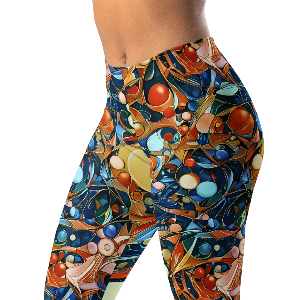 Orbital Rhapsody on Leggings — Left Front