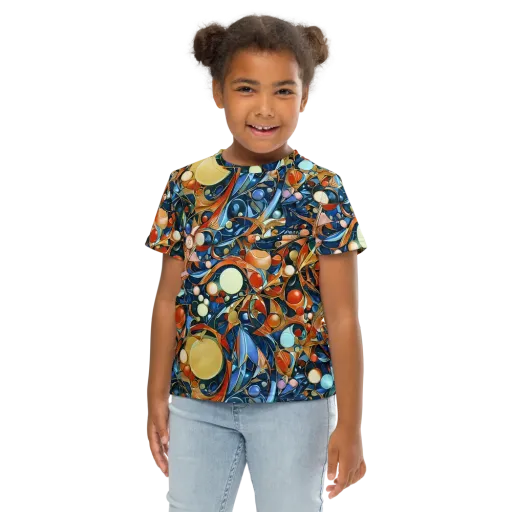 Orbital Rhapsody on a Kids Crew Neck T-Shirt