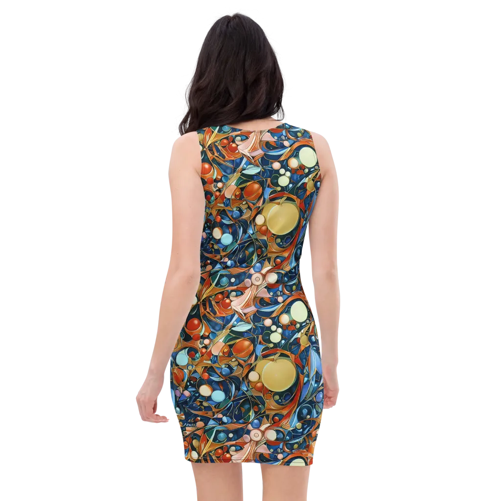 Orbital Rhapsody on Bodycon Dress — Back