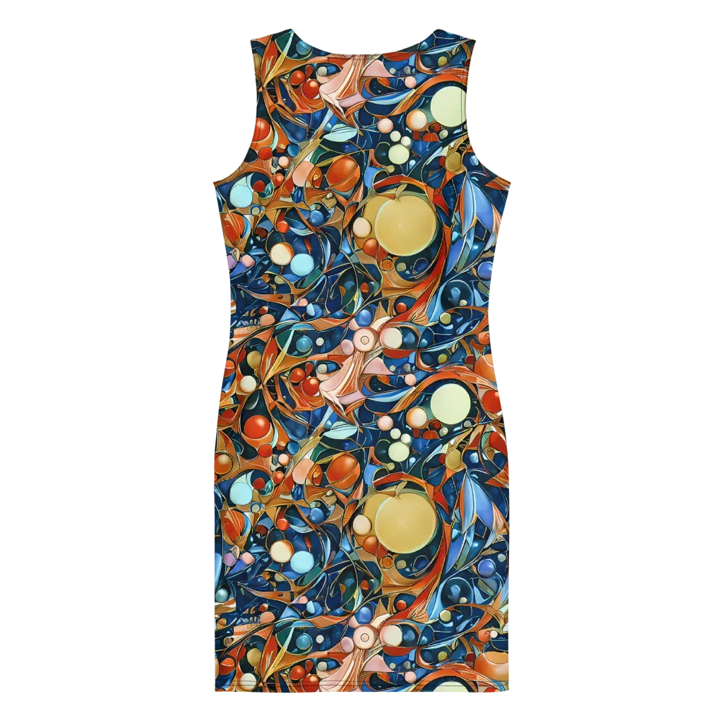 Orbital Rhapsody on Bodycon Dress — Back