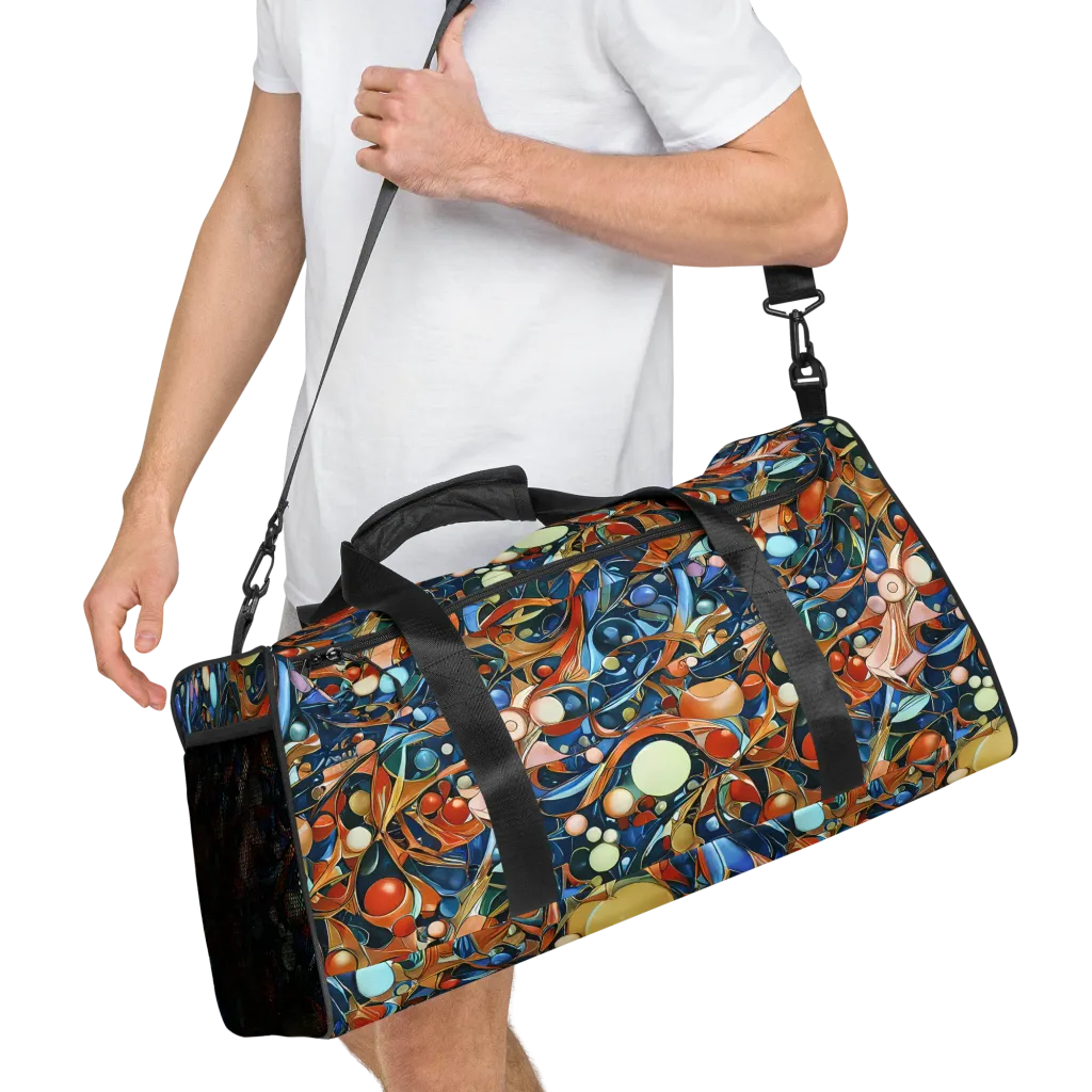 Orbital Rhapsody on Duffle Bag — Right Front