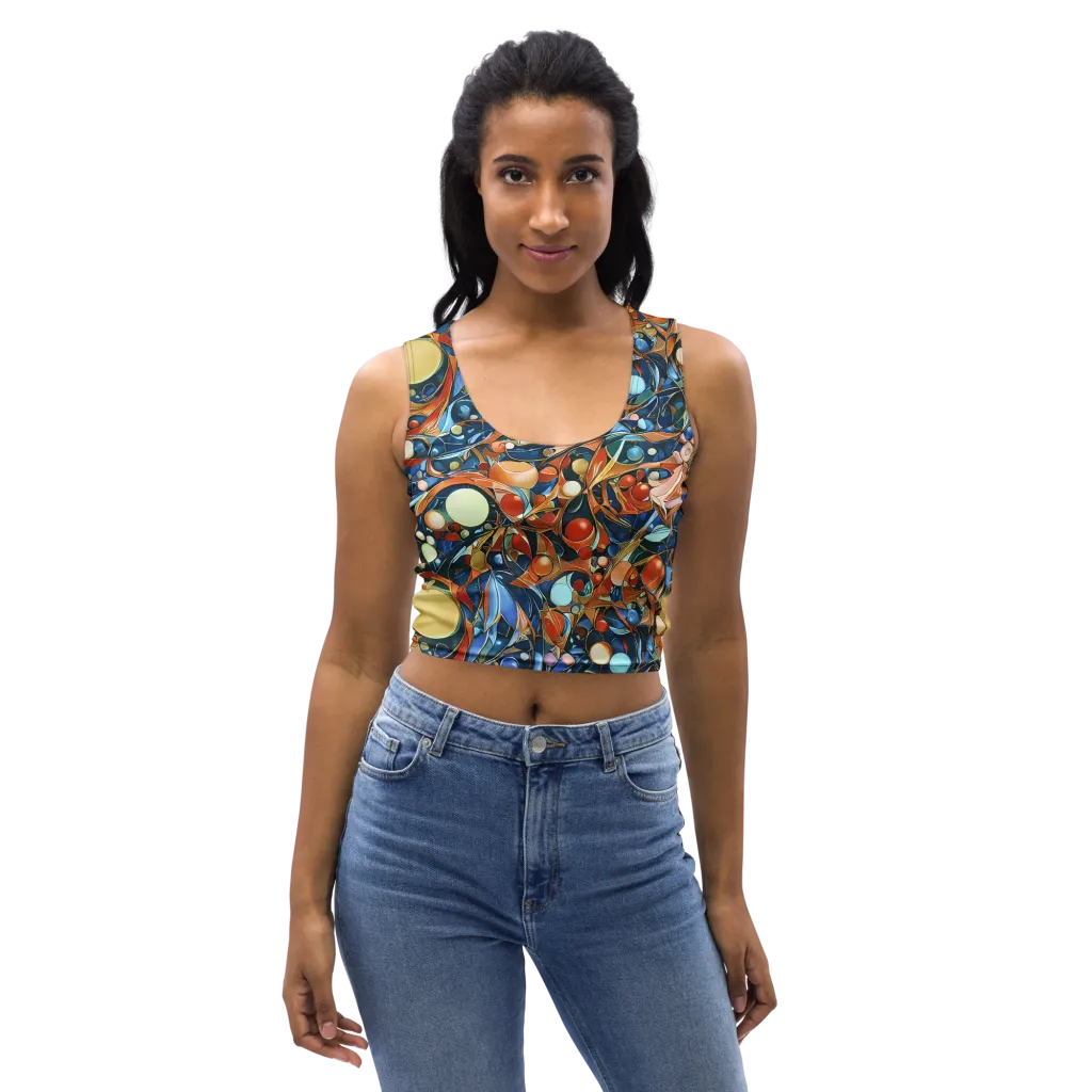Orbital Rhapsody on Crop Top — Front