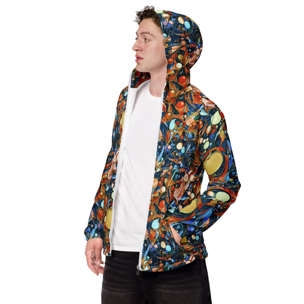 Orbital Rhapsody on Men's Windbreaker — Left Front