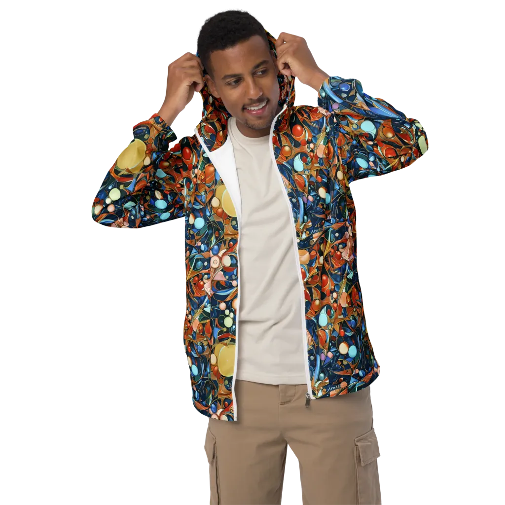 Orbital Rhapsody on Men's Windbreaker — Front