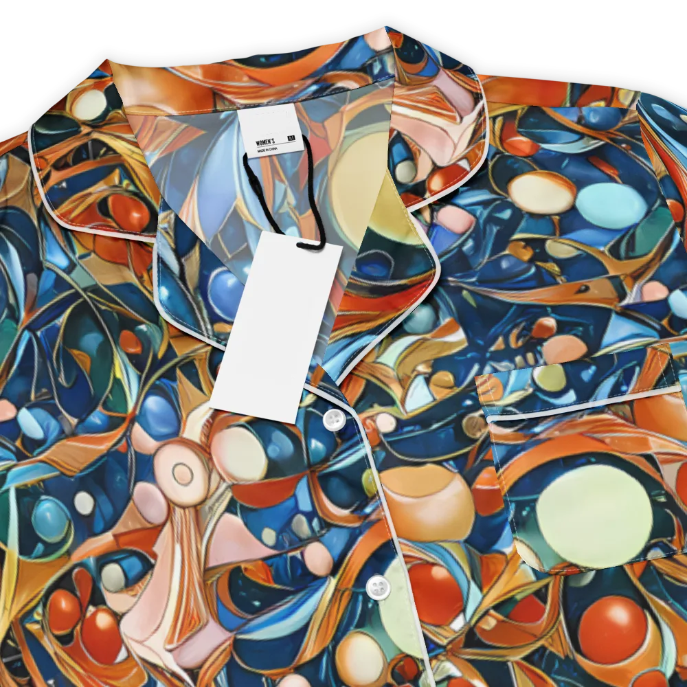 Orbital Rhapsody on Women's Short Sleeve Pajama Top — Product details
