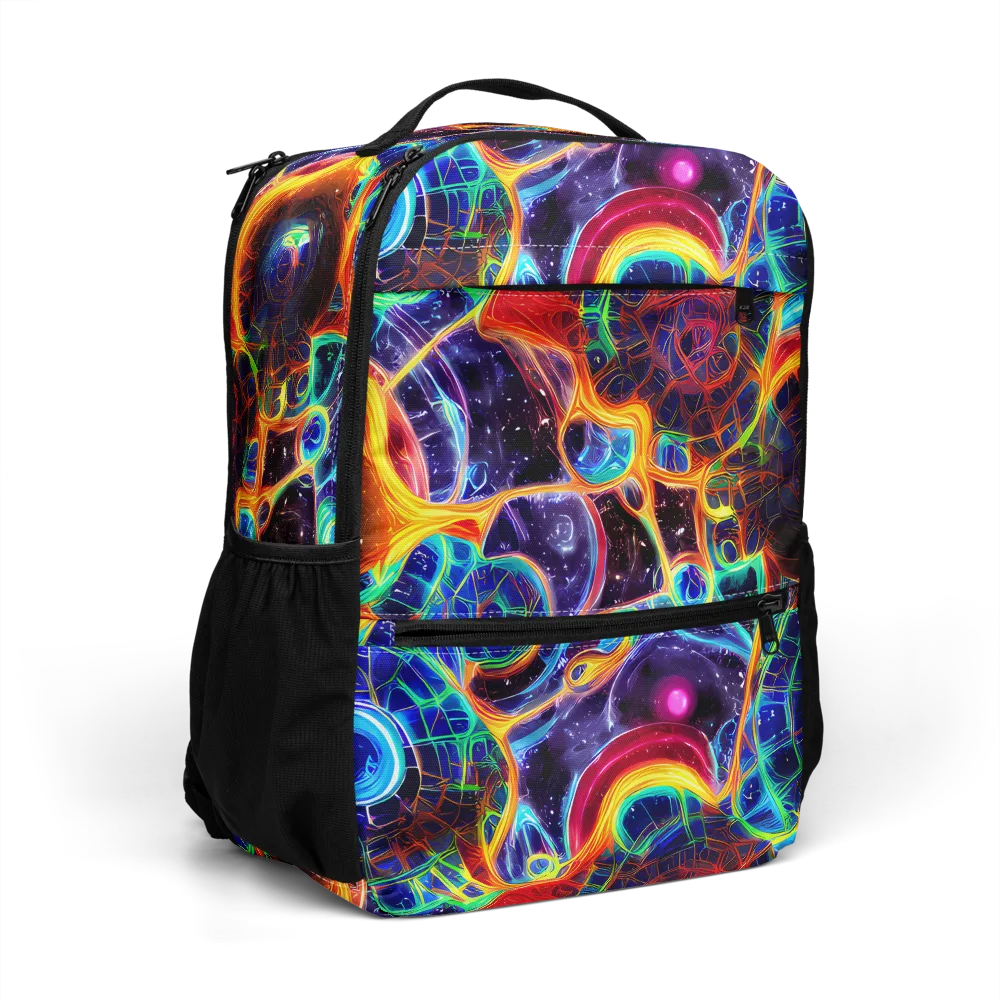 Radiant Cosmos on Utility Backpack — Right Front