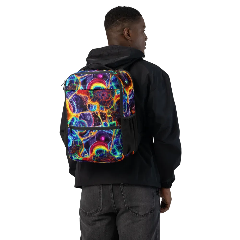 Radiant Cosmos on Utility Backpack — Back